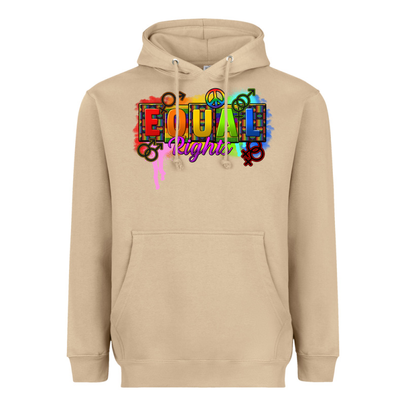 Equal Rights Heavyweight Hoodie by CowGirlArtShop | Teevron