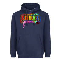 Navy Equal rights Heavyweight Hoodie - CowGirlArtShop