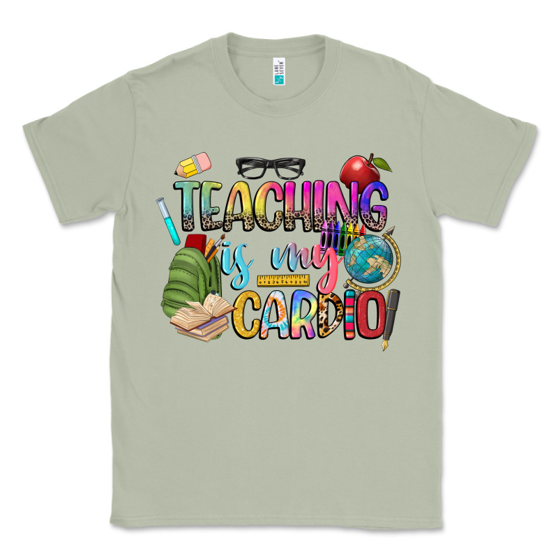 Teaching Is My Cardio Classic Tee by NancyCooperArtShop | Teevron