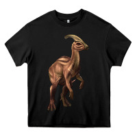 Black parasaurolophus Heavy Core Tee - Artiststas