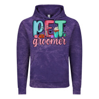 Cloud Purple pet groomer Vintage Hoodie - MaliasSmallBusiness