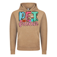 Vintage Coffee pet groomer Vintage Hoodie - MaliasSmallBusiness