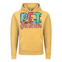 Vintage Mustard pet groomer Vintage Hoodie - MaliasSmallBusiness