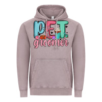 Vintage Zinc pet groomer Vintage Hoodie - MaliasSmallBusiness