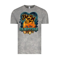 Cloud Rock life is better by the campfire Vintage Tee - NancyCooperArtShop