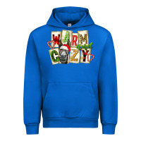 Cobalt warm and cozy donkey Urban Hoodie - FaDigitalArtStudio