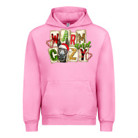 Fuchsia Pink warm and cozy donkey Urban Hoodie - FaDigitalArtStudio