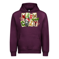 Mauve Wine warm and cozy donkey Urban Hoodie - FaDigitalArtStudio