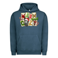Pigment Midnight Navy warm and cozy donkey Urban Hoodie - FaDigitalArtStudio