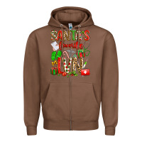 Chestnut santa's favorite lvn Zipper Hoodie - texasbilliewilder