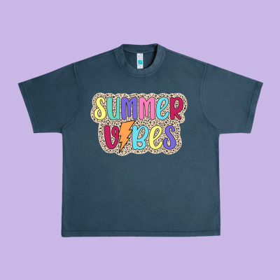 Summer Vibes Urban Heavy Tee Designed By Jahusdesignshop