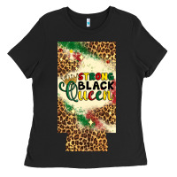 Strong Black Queen 12 Oz Can Cooler (slim) Ladies Tee | Teevron