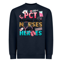 Navy pct because nurses need heroes Heavyweight Sweatshirt - LillyAllenDesigns