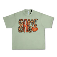 Oil Green game day basketball Urban Heavy Tee - MaliasSmallBusiness