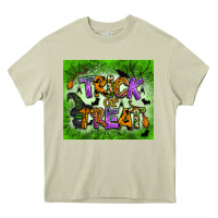 Mossy trick or treat tumbler Heavy Core Tee - BundleAndBundleShop