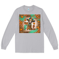 Moon Dust Western Hay Fall Cow Long Sleeve Tee - LillyAllenDesigns