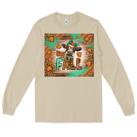 Western Hay Fall Cow Long Sleeve Tee | Teevron
