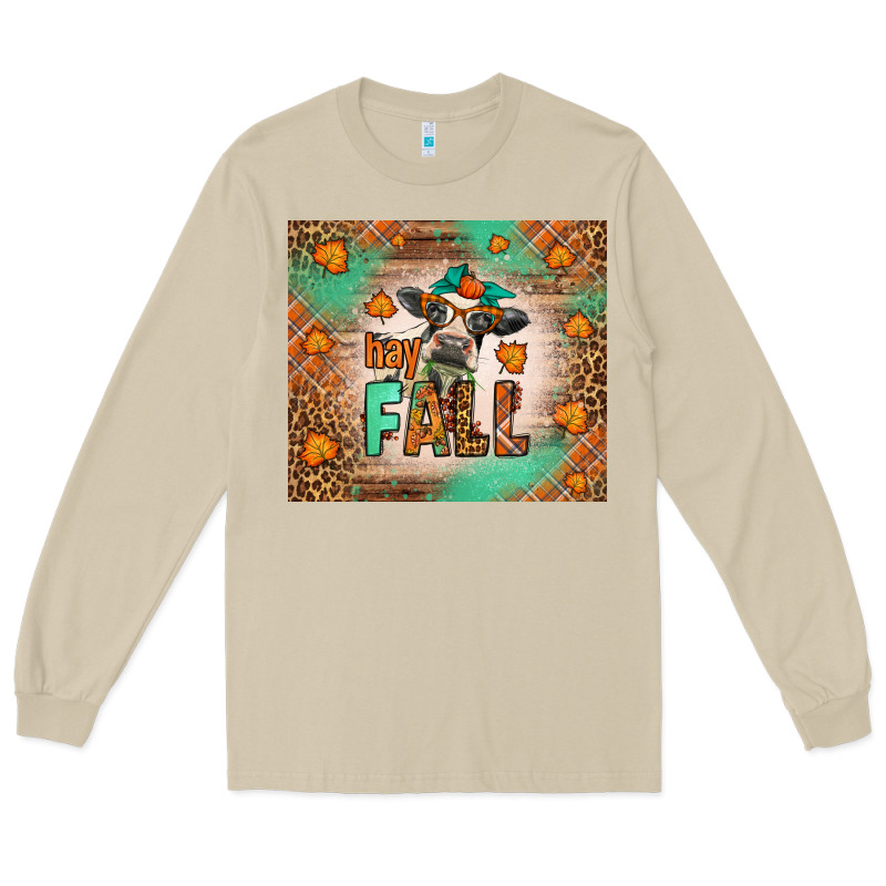 Western Hay Fall Cow Long Sleeve Tee by LillyAllenDesigns | Teevron