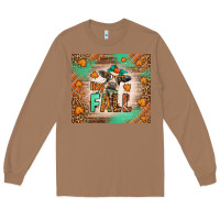 Toasted Coconut Western Hay Fall Cow Long Sleeve Tee - LillyAllenDesigns