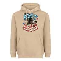 Mushroom American Eagle Heavyweight Hoodie - HowdyJamesFarm