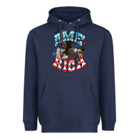 Navy American Eagle Heavyweight Hoodie - HowdyJamesFarm