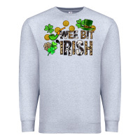 Heather Grey Wee bit o' Irish St. Patrick's Premium Sweatshirt - CowGirlArtShop
