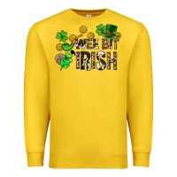Lemon Wee bit o' Irish St. Patrick's Premium Sweatshirt - CowGirlArtShop