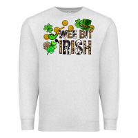 Oatmeal Heather Wee bit o' Irish St. Patrick's Premium Sweatshirt - CowGirlArtShop