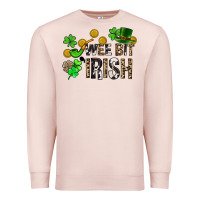 Pale Pink Wee bit o' Irish St. Patrick's Premium Sweatshirt - CowGirlArtShop