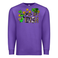 Purple Wee bit o' Irish St. Patrick's Premium Sweatshirt - CowGirlArtShop