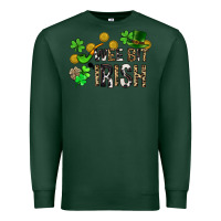 Sports Green Wee bit o' Irish St. Patrick's Premium Sweatshirt - CowGirlArtShop