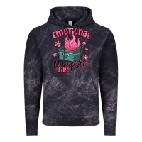 Cloud Black emotional dumpster fire Vintage Hoodie - MaliasSmallBusiness