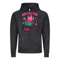 Vintage Black emotional dumpster fire Vintage Hoodie - MaliasSmallBusiness