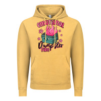 Vintage Mustard emotional dumpster fire Vintage Hoodie - MaliasSmallBusiness