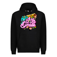 Black hello 4th grade Premium Hoodie - JahusDesignShop