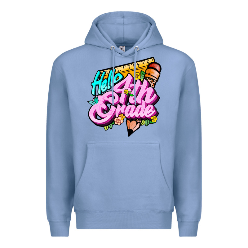 Hello 4th Grade Premium Hoodie by JahusDesignShop | Teevron