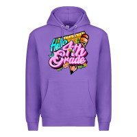 Purple hello 4th grade Premium Hoodie - JahusDesignShop