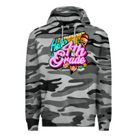 Slate Camo hello 4th grade Premium Hoodie - JahusDesignShop