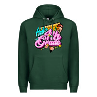 Sports Green hello 4th grade Premium Hoodie - JahusDesignShop