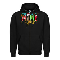 Black mimi claus Zipper Hoodie - texasbilliewilder