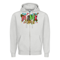Dove Grey mimi claus Zipper Hoodie - texasbilliewilder