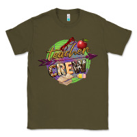 Army Green teacher crew Classic Tee - NancyCooperArtShop