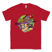 Red teacher crew Classic Tee - NancyCooperArtShop