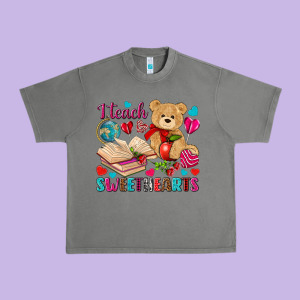 I Teach Sweethearts Urban Heavy Tee Designed By Nancycooperartshop