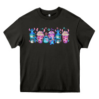 Asphalt stitch coffee cups libbey glass Heavy Core Tee - Jasminsmagicworld