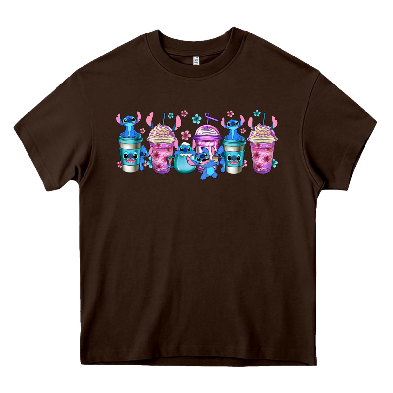 Stitch Coffee Cups Libbey Glass Heavy Core Tee by Jasminsmagicworld | Teevron