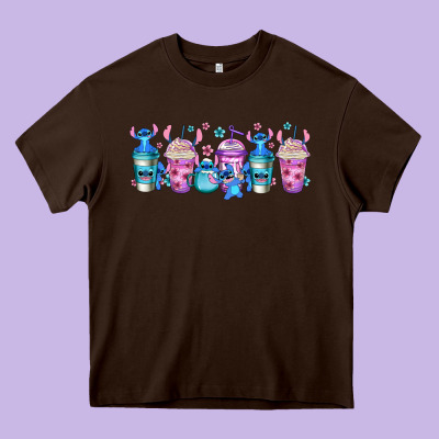 Stitch Coffee Cups Libbey Glass Heavy Core Tee Designed By Jasminsmagicworld