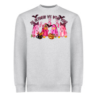 Heather Grey in october we wear pink Heavyweight Sweatshirt - LillyAllenDesigns