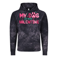 Cloud Black my dog is my valentine Vintage Hoodie - MaliasSmallBusiness