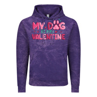 My Dog Is My Valentine Vintage Hoodie | Teevron